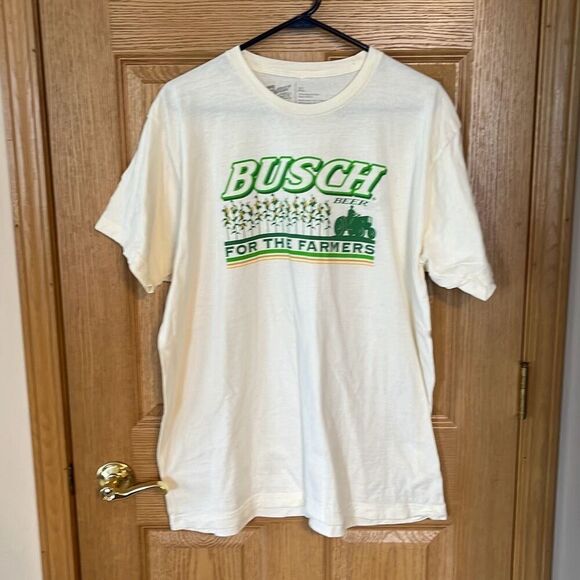 Busch For The Farmers Beer T-Shirt Size XL - Picture 1 of 4